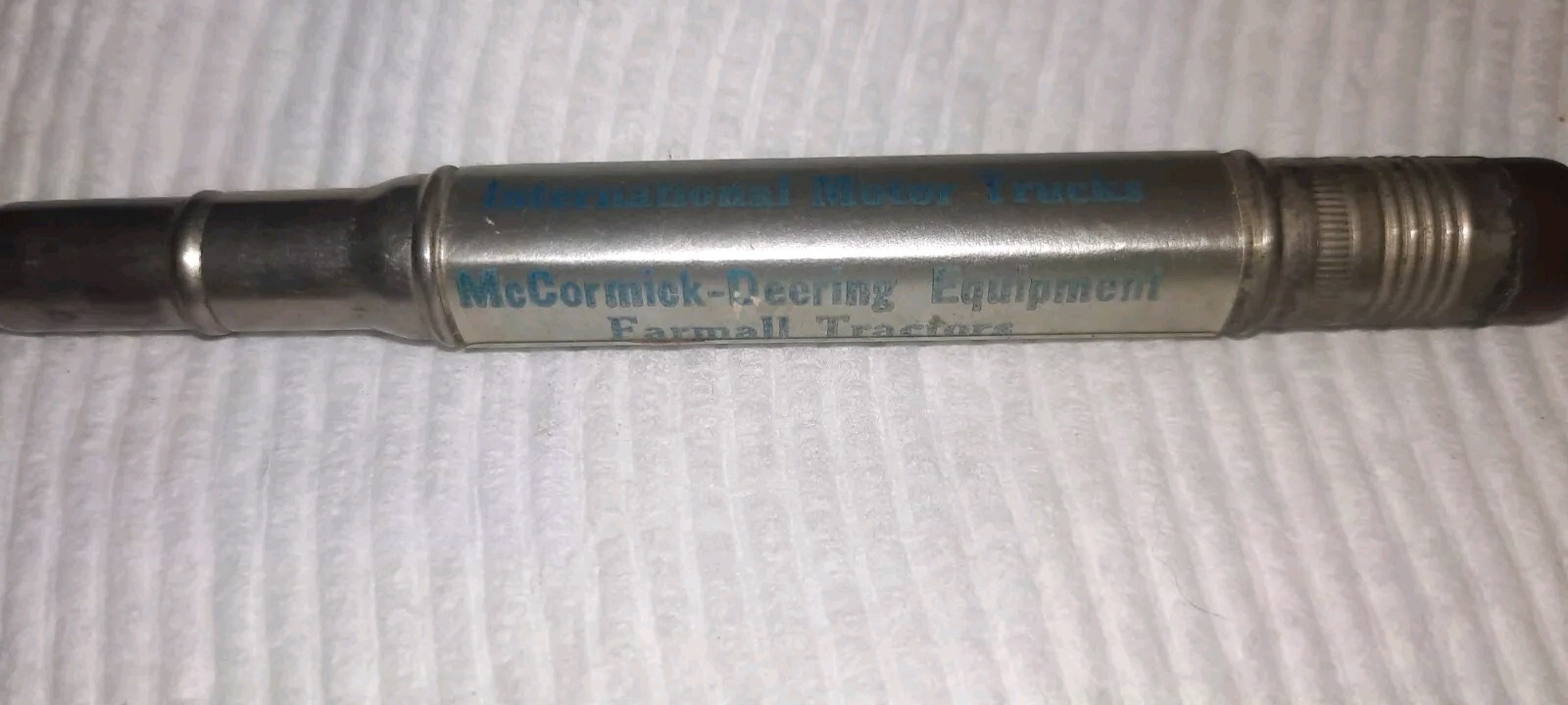 “McCORMICK-DEERING EQUIP-FARMALL TRACTORS*Stowe Truck Co*Marietta, Ohio” Pencil