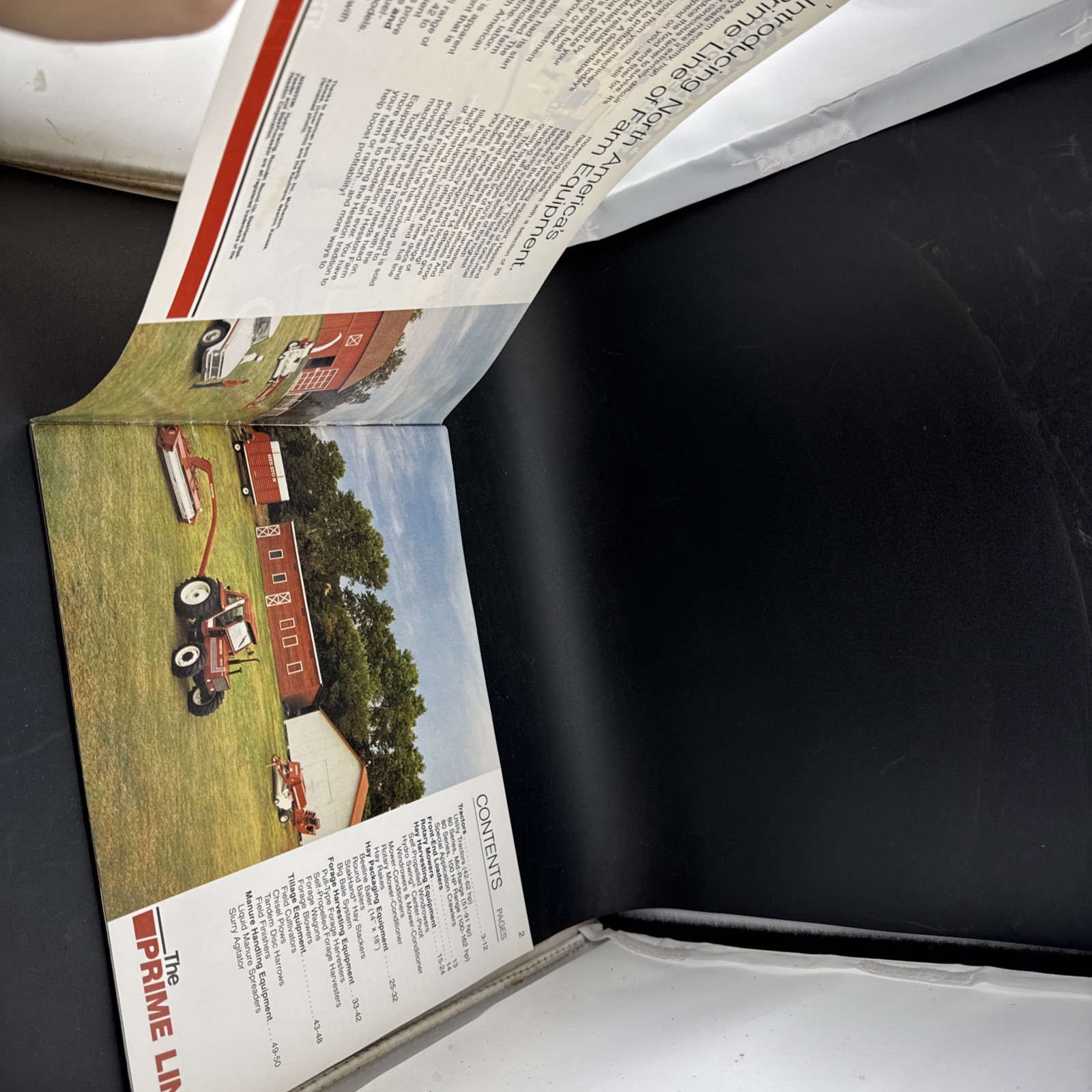 Hesston Farm Equipment Brochure / Catalog Prime Line
