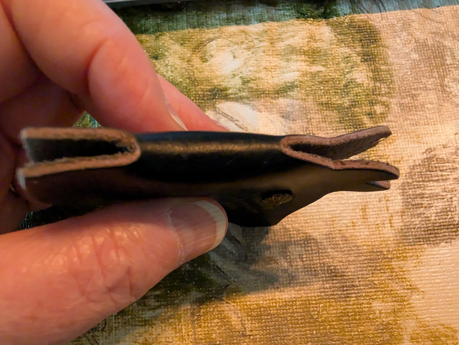 RARE Leather Key Holder Holland Horse Equipment Co Horse Head Holland, MI Mich