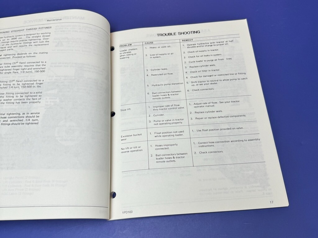 Farmhand XL940 Loader Operator’s & Parts Manual