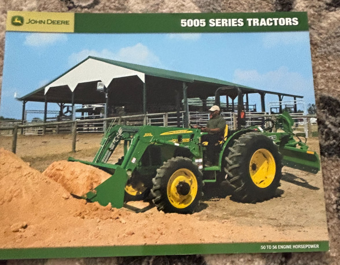 John Deere 5105 5205 Tractors For 2006 Brochure FCCA25