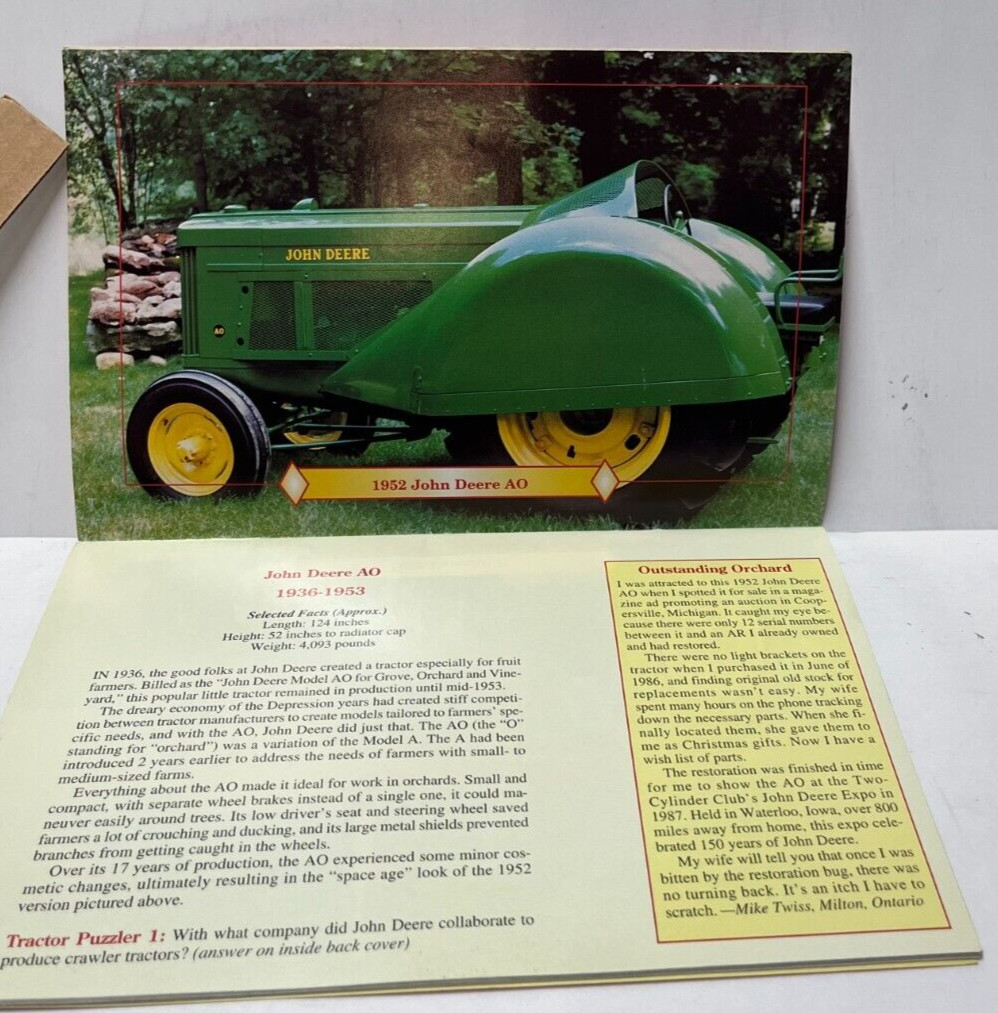 1999 The Best Of Tractor Talk, Tractors of the 1950’s John Deers, Farmall Cub