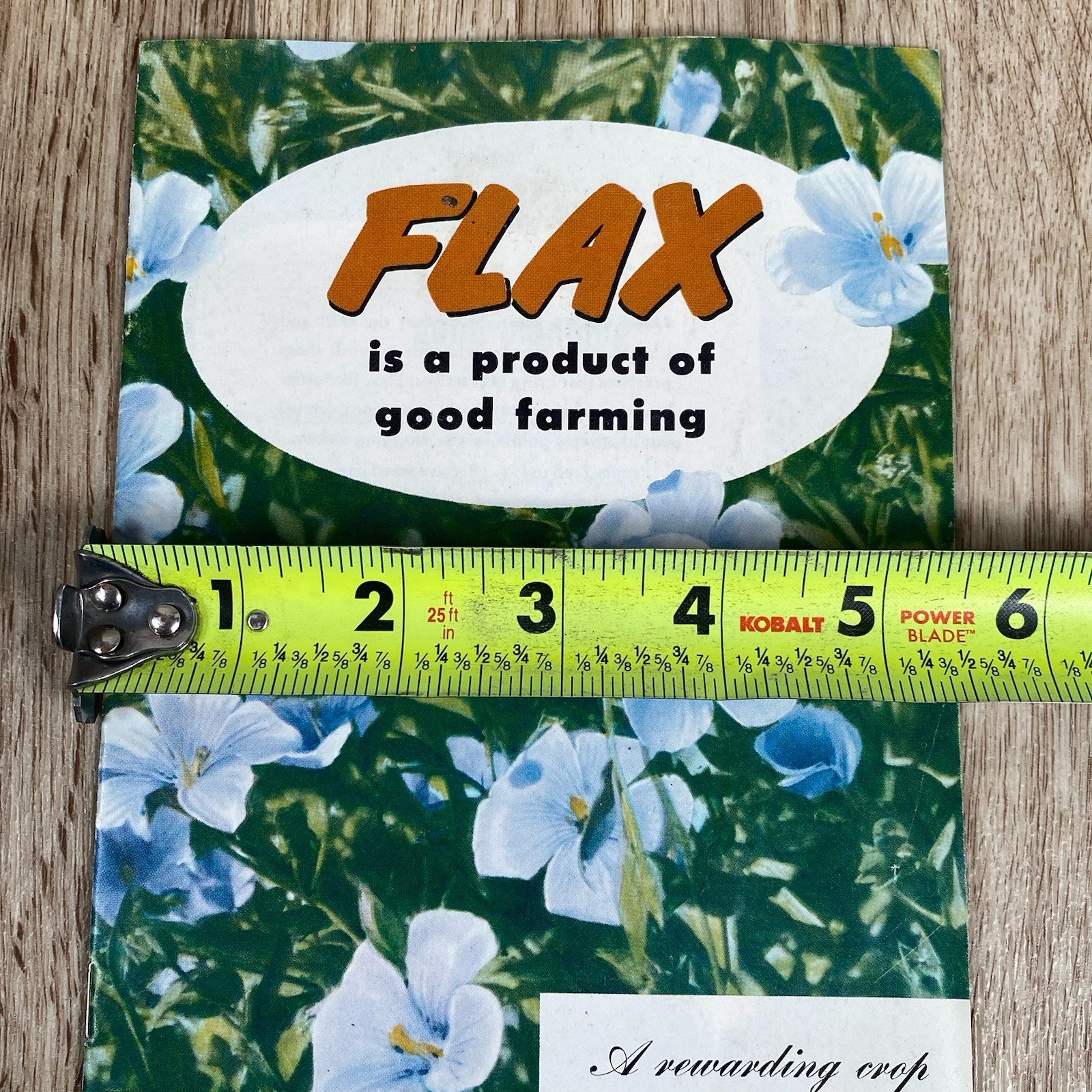 Vintage Flax Growers Brochure The Flax Development Committee, Institute of USA