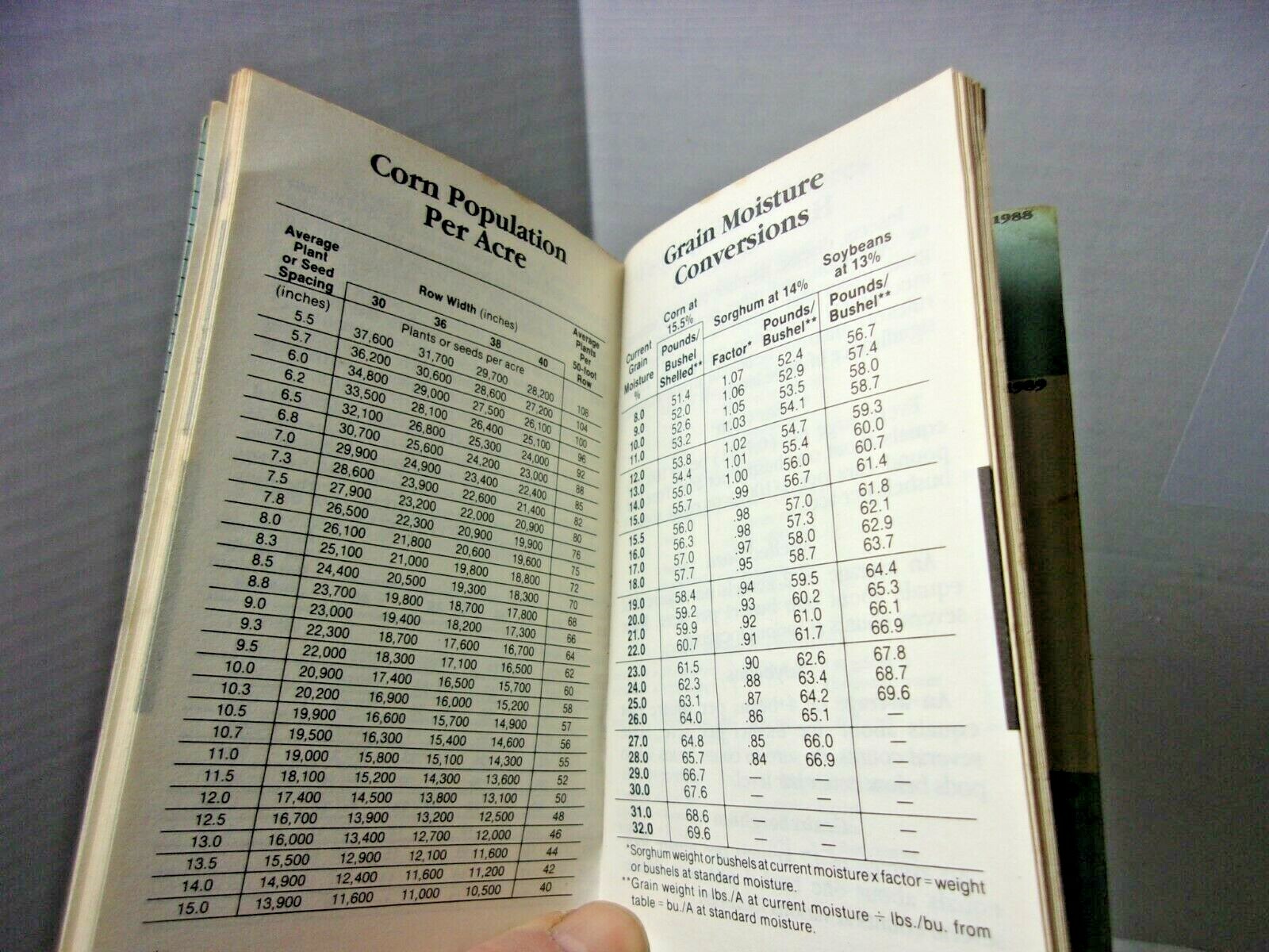 Dekalb Farmers Pocket memo Advertising Agriculture 1980’s Vintage Book Farm