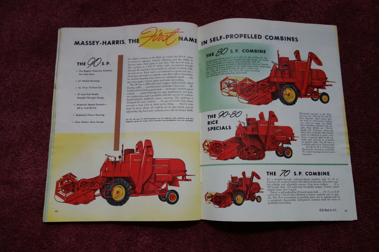 MASSEY HARRIS Tractors Buyer’s guide Illustrated Full Color CATALOG