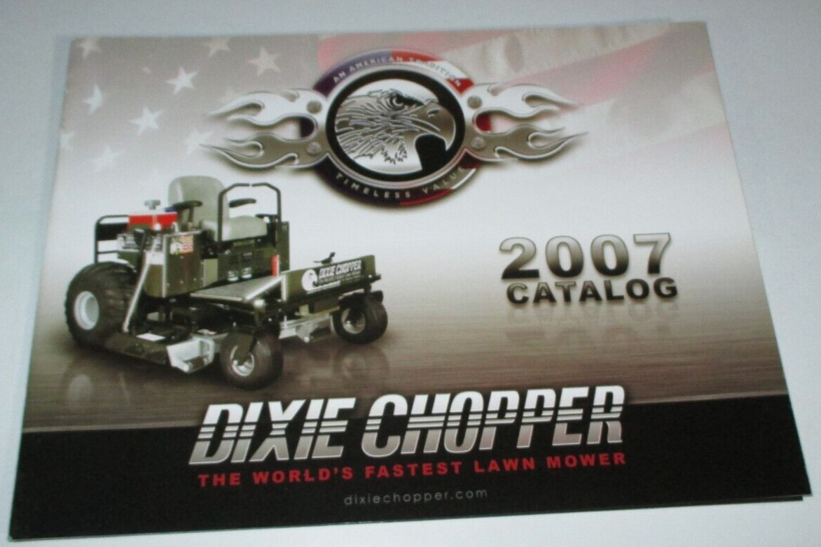 *Dixie Chopper 2007 Lawn Mowers & Zero Turn Mowers Sales Catalog Manual Brochure
