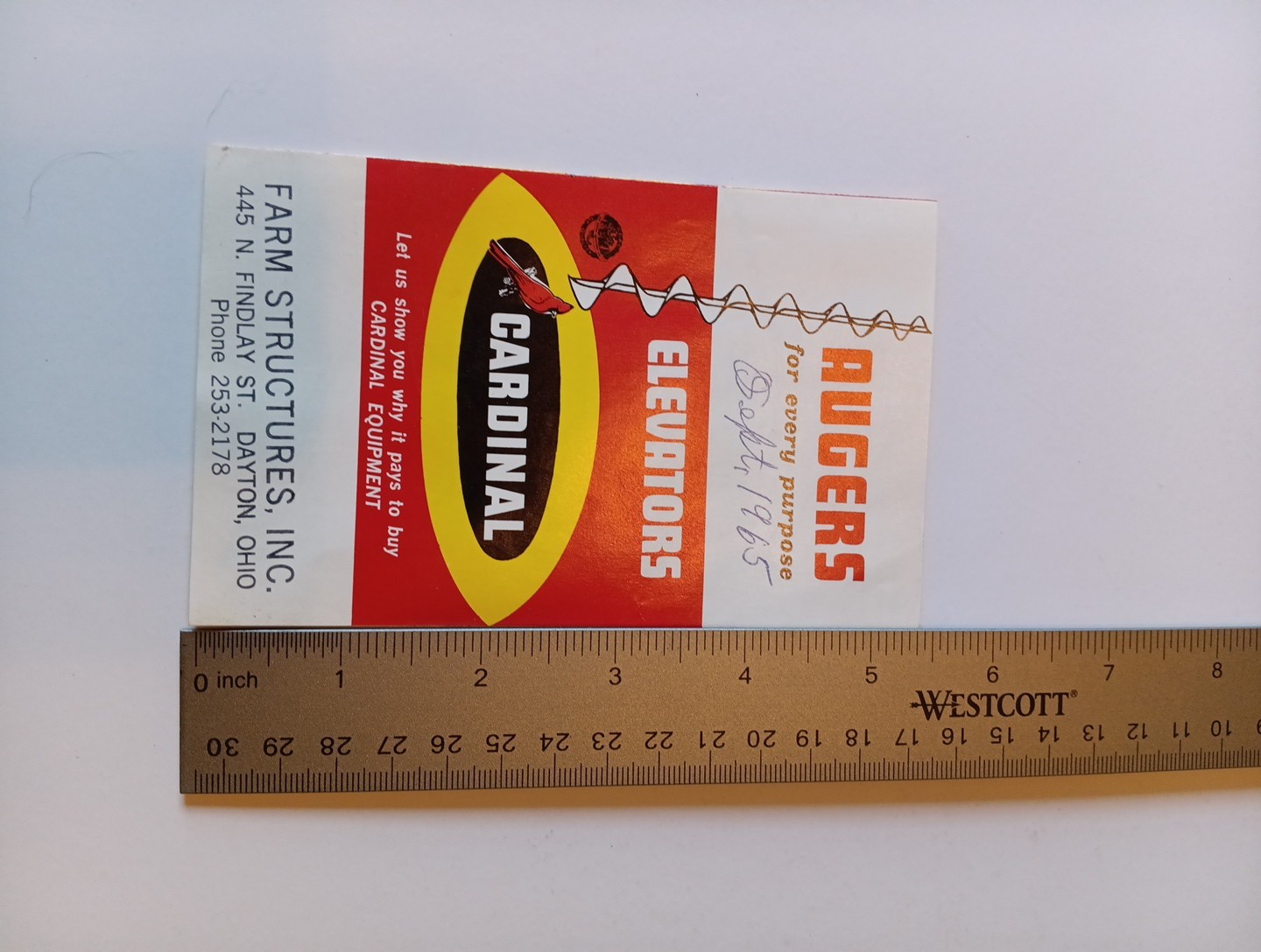 3 Vintage Cardinal EQUIPMENT ADVERTISING Brochures Flyers