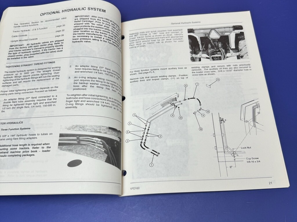 Farmhand XL940 Loader Operator’s & Parts Manual