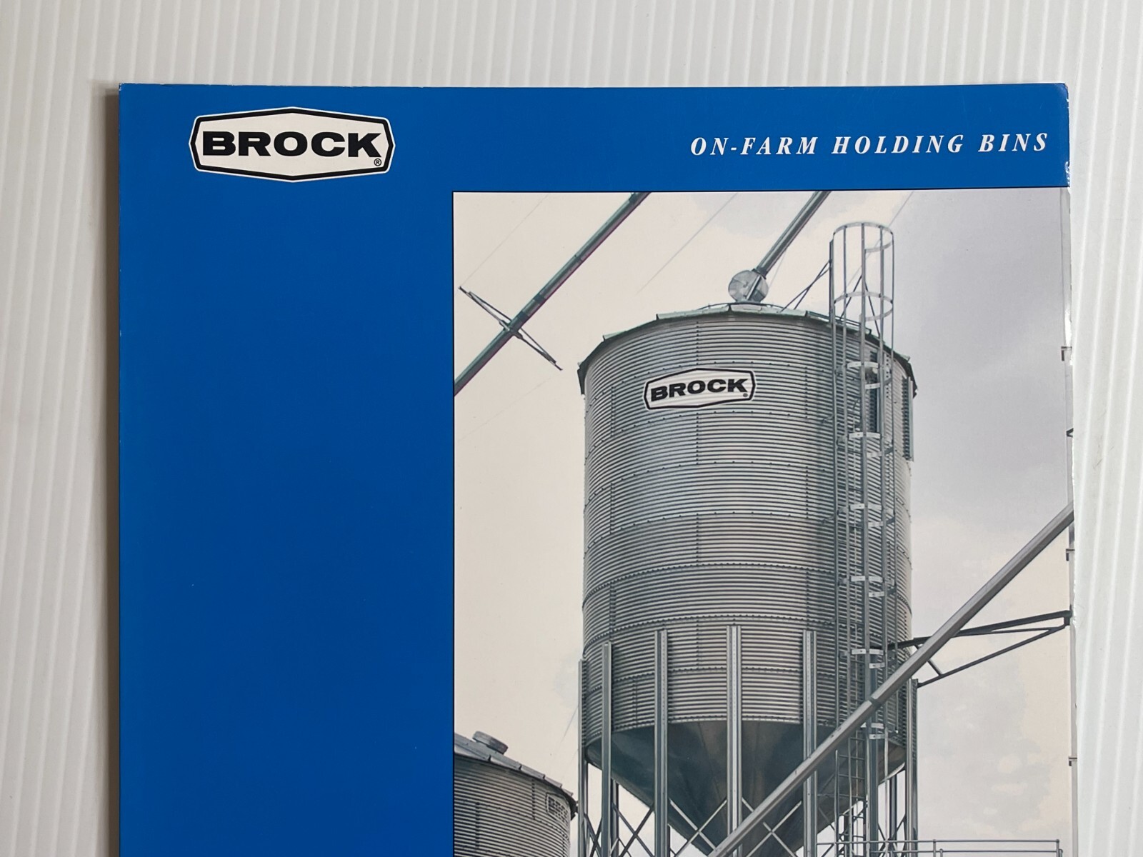 Brock On-Farm Holding Bins Sales Brochure 2010s (Showroom Book)
