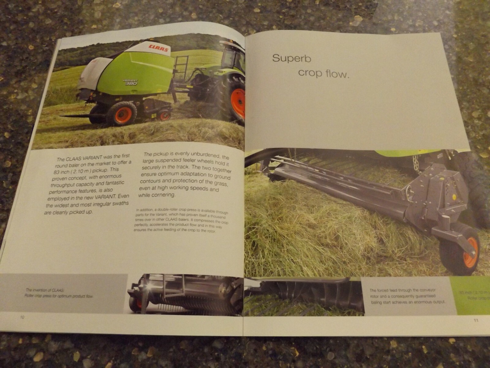 CLAAS VARIANT 380 RC, 380, 360 RC, 360, LIT # COA 25 2008