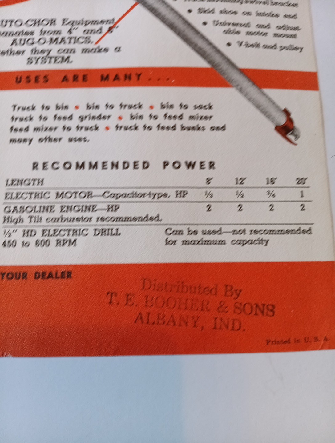 3 Vintage Cardinal EQUIPMENT ADVERTISING Brochures Flyers