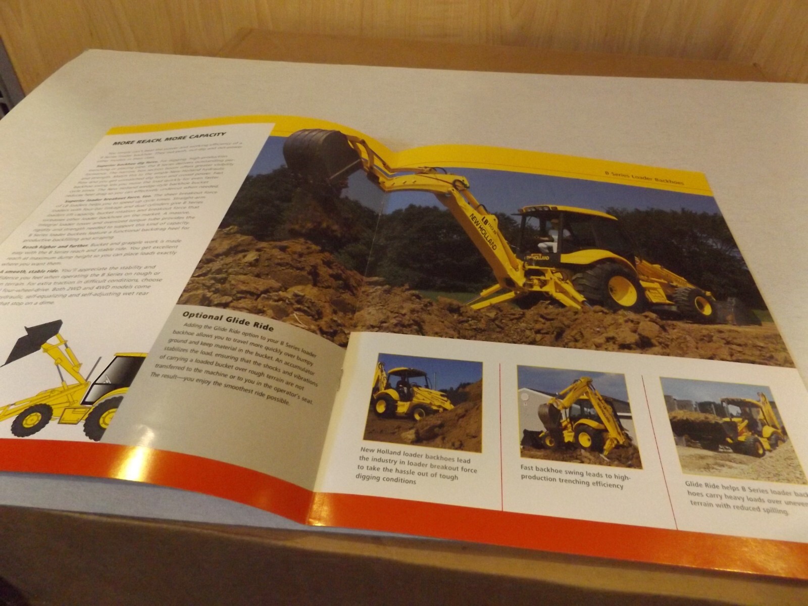 2003 NEW HOLLAND CONSTRUCTION LOADERS BACKHOES. LIT # NHC7100303 070320
