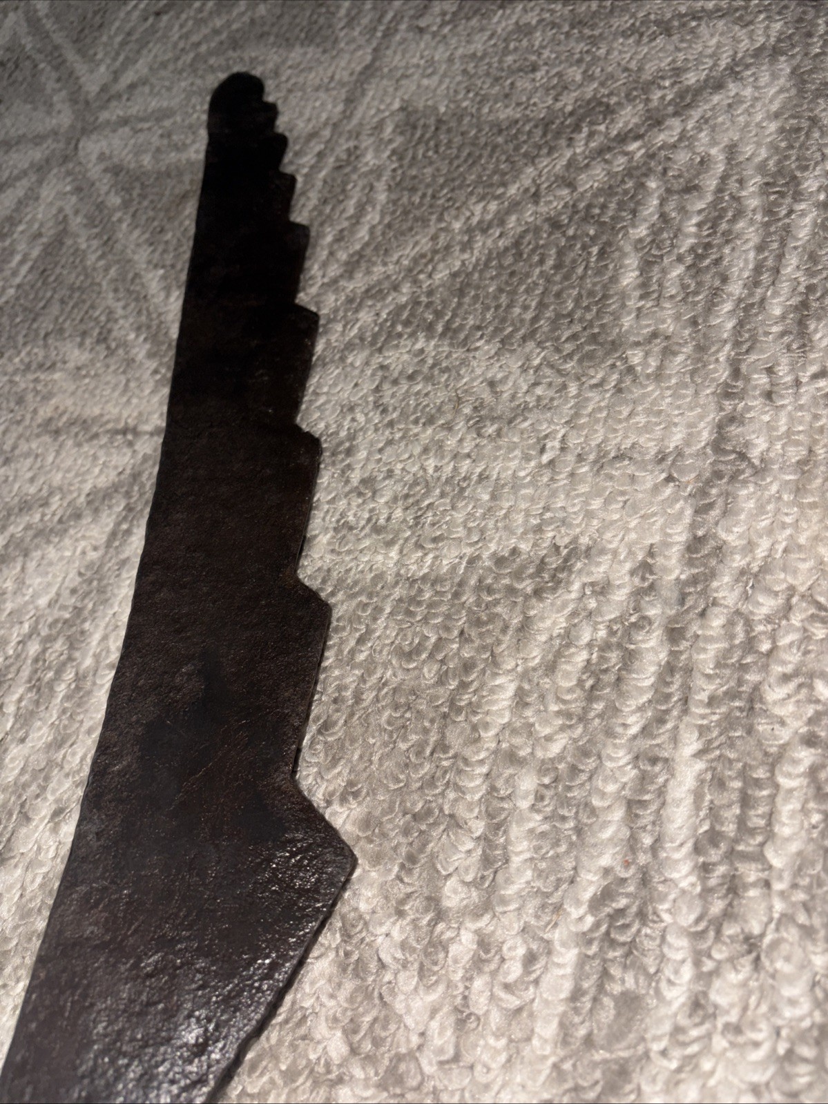Antique Hay Knife / Silage Cutter Farm Tool – Large Serrated Fodder Knife 35”