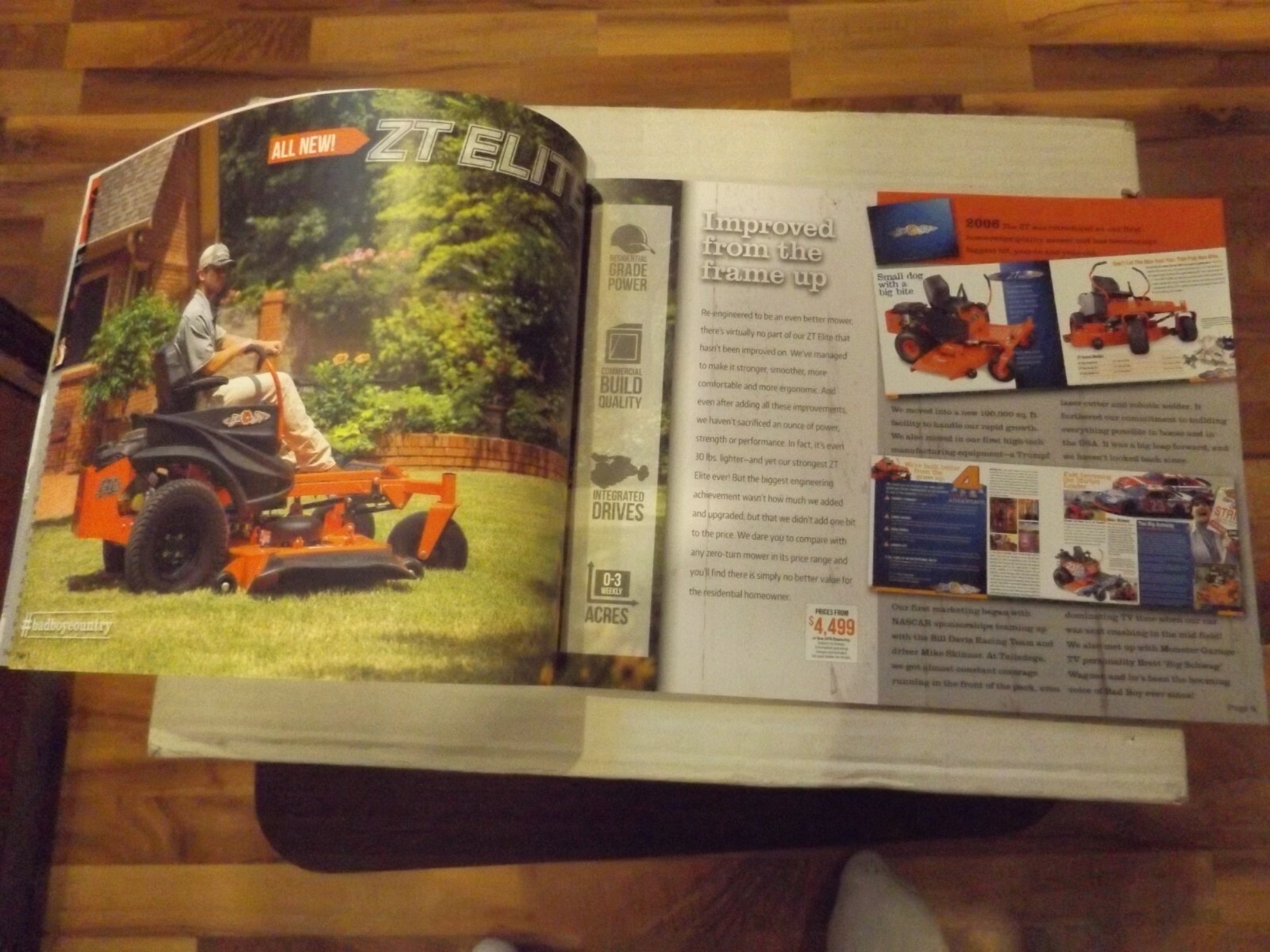 BAD BOY MOWING with a ATTITUDE 15 YEARS 2002-2017 literature, 2017