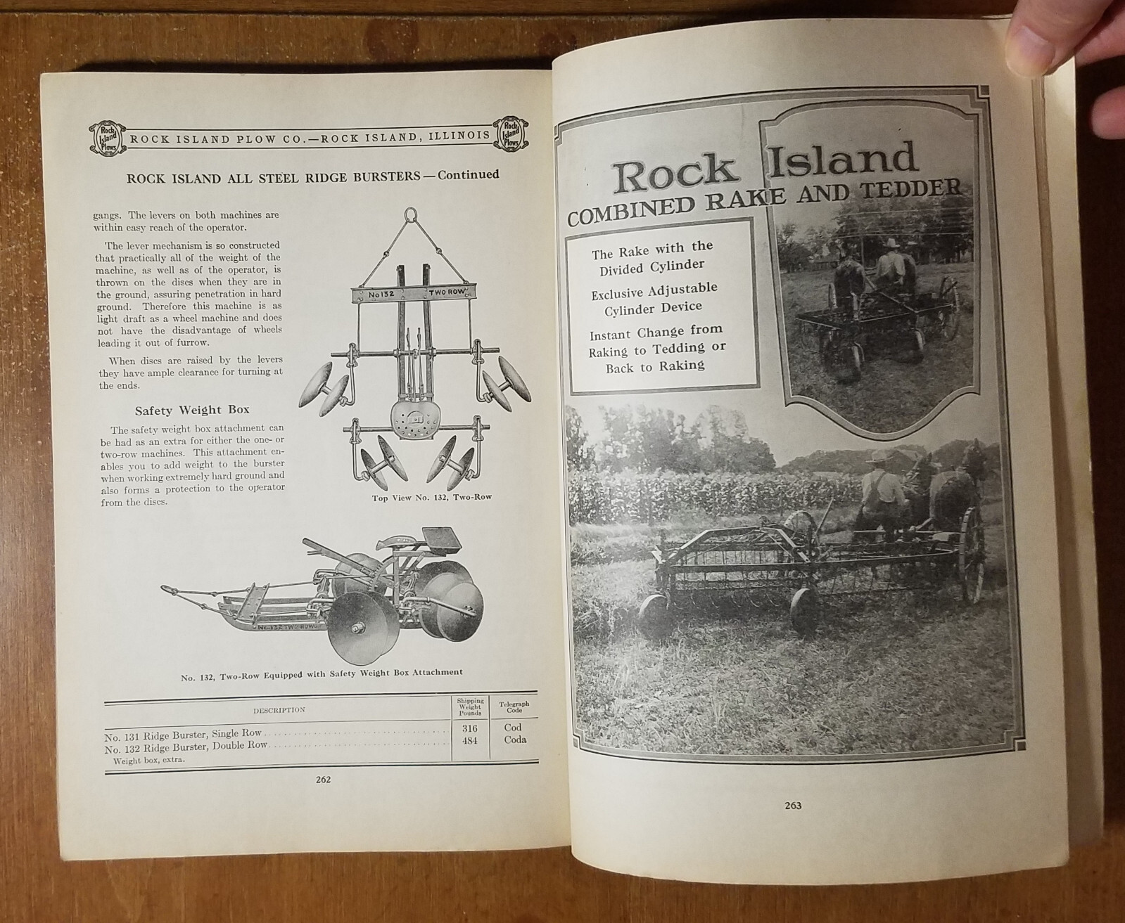 1920’s Rock Island Implements Catalog #42