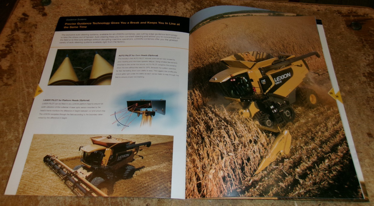 2010 claas lexion 500 series combines brochure new