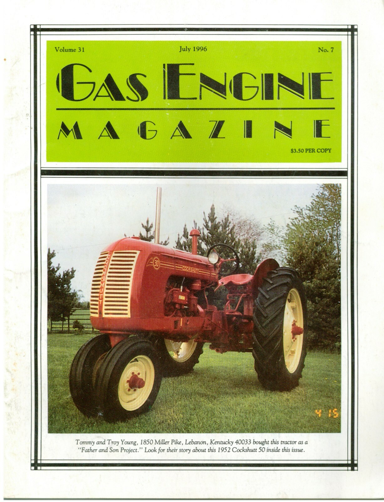 Allis Chalmers 10-18 Tractor, Eshelman Sports Car, Holm Machine Mfg info
