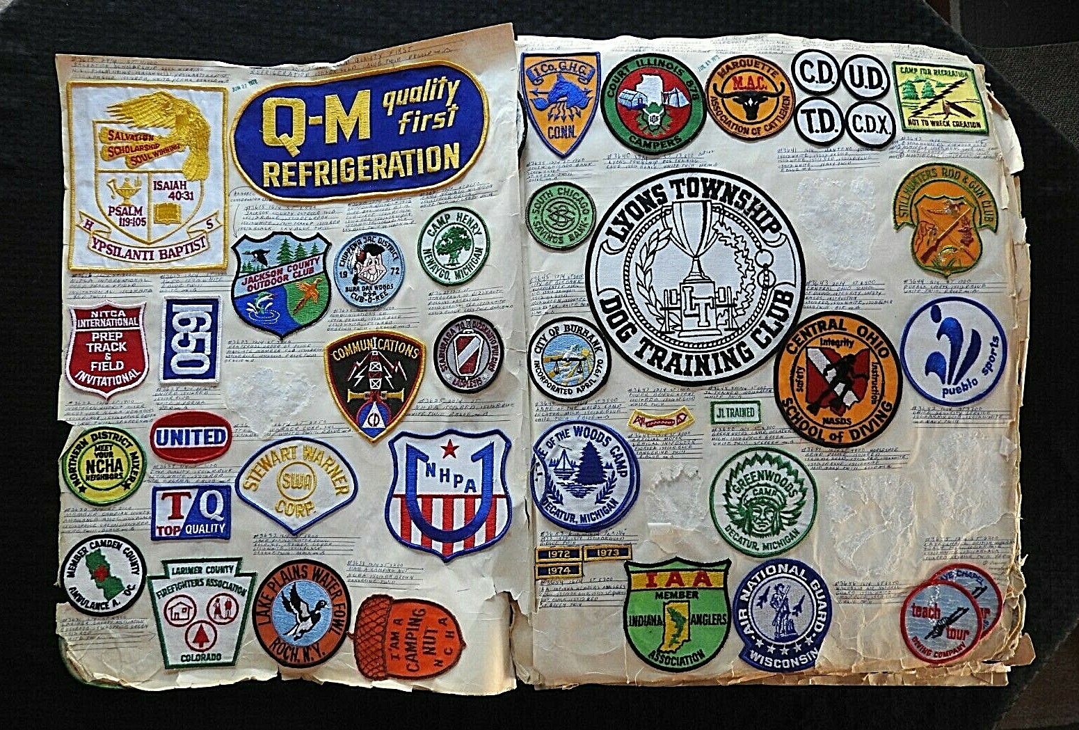 c1970 MAC MARQUETTE MI “MICHIGAN ASSOCIATION OF CATTLEMEN” BEEF COW JACKET PATCH