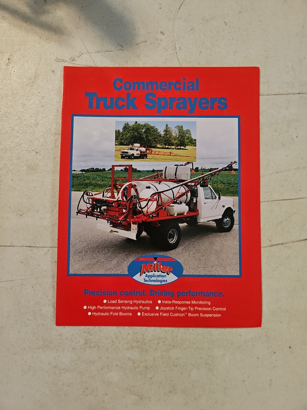 1997 Miller Application Technologies Commercial Truck Sprayers Sales Brochure