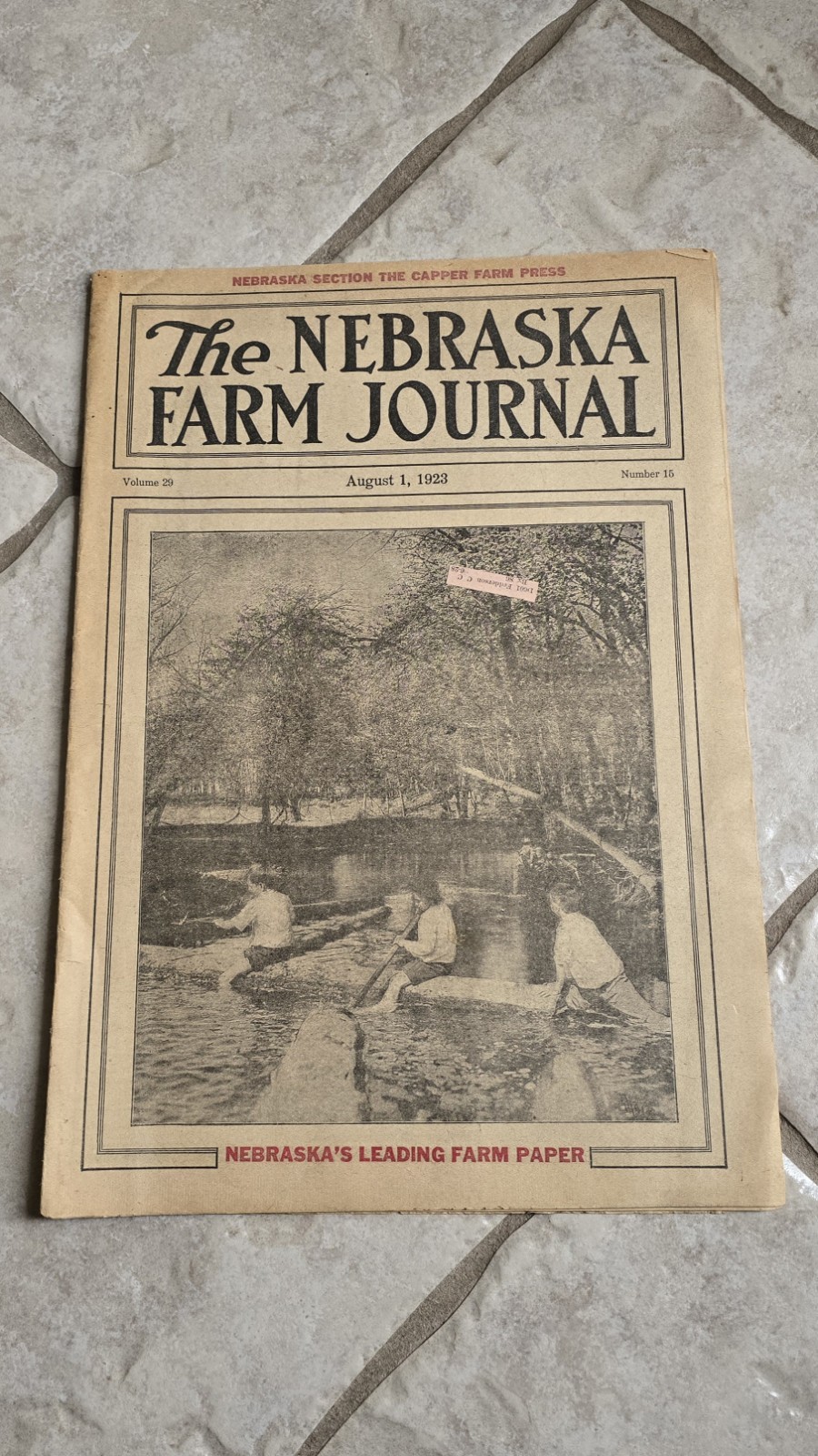14 Lot/Rare 1923-1924 Nebraska Farm Journals-Capper Farm Press-Vintage Color Art