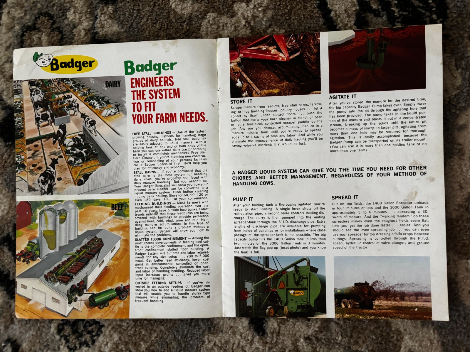 Badger Liquid Manure System For 1972 Brochure DCPA26