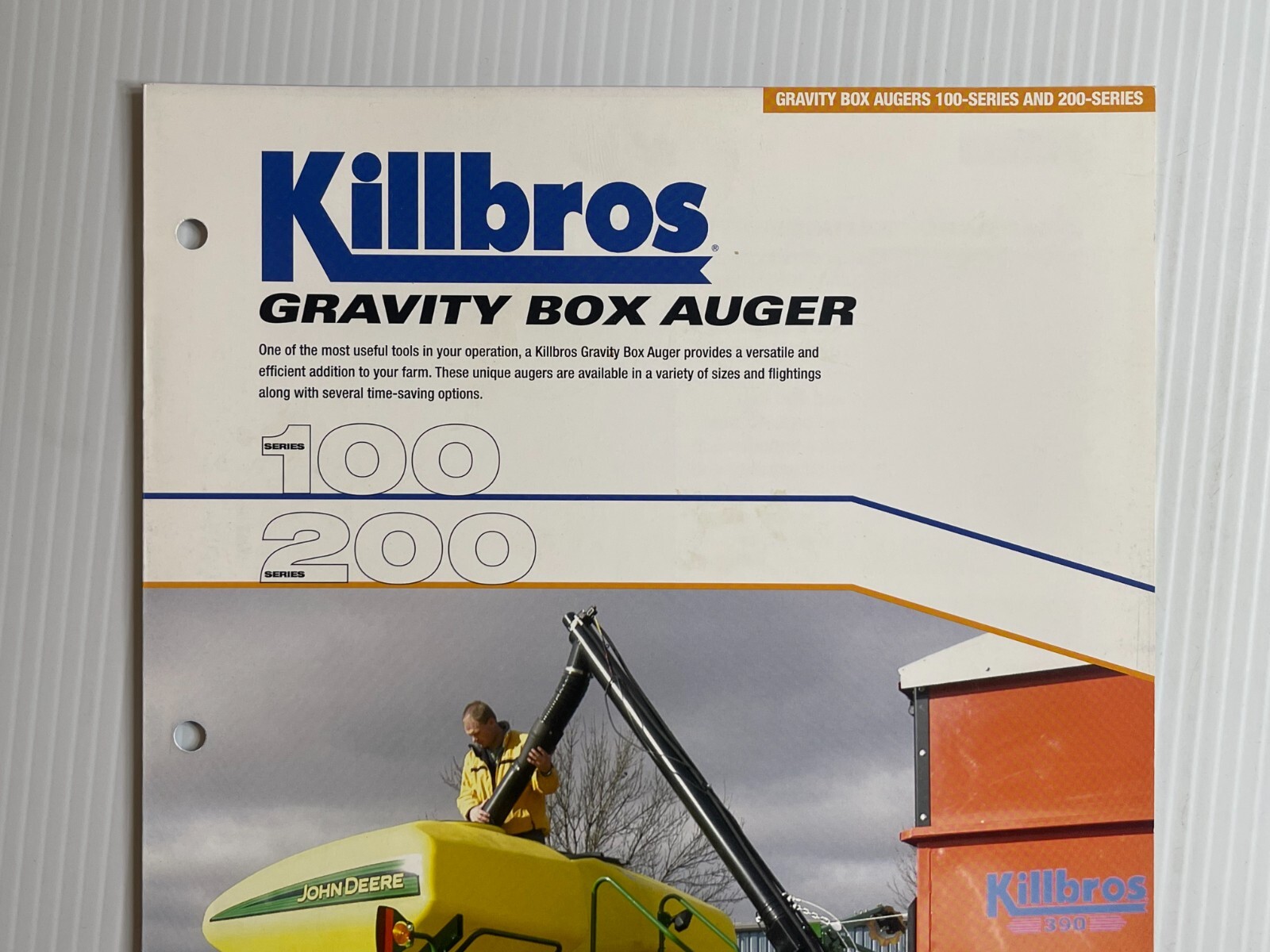 Killbros Gravity Box Auger Sales Brochure *2007* (Showroom Book)