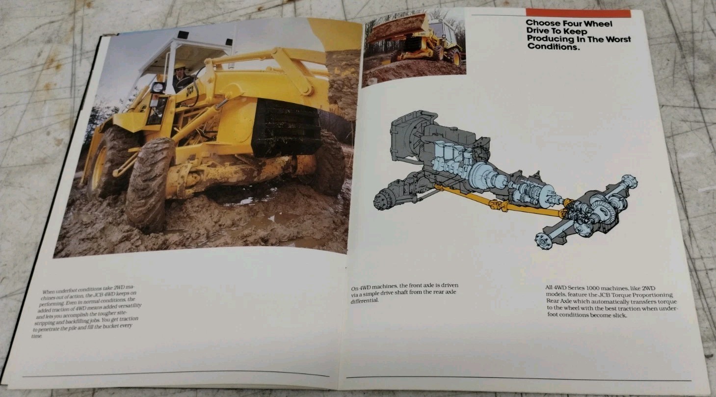 1981 JCB 1000 Series Sales Brochure – 4026 100.000 May 1981