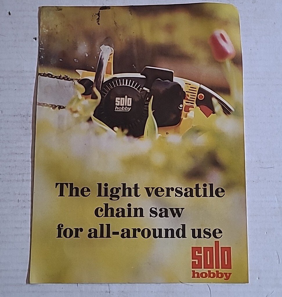 Solo Hobby Chainsaw Brochure