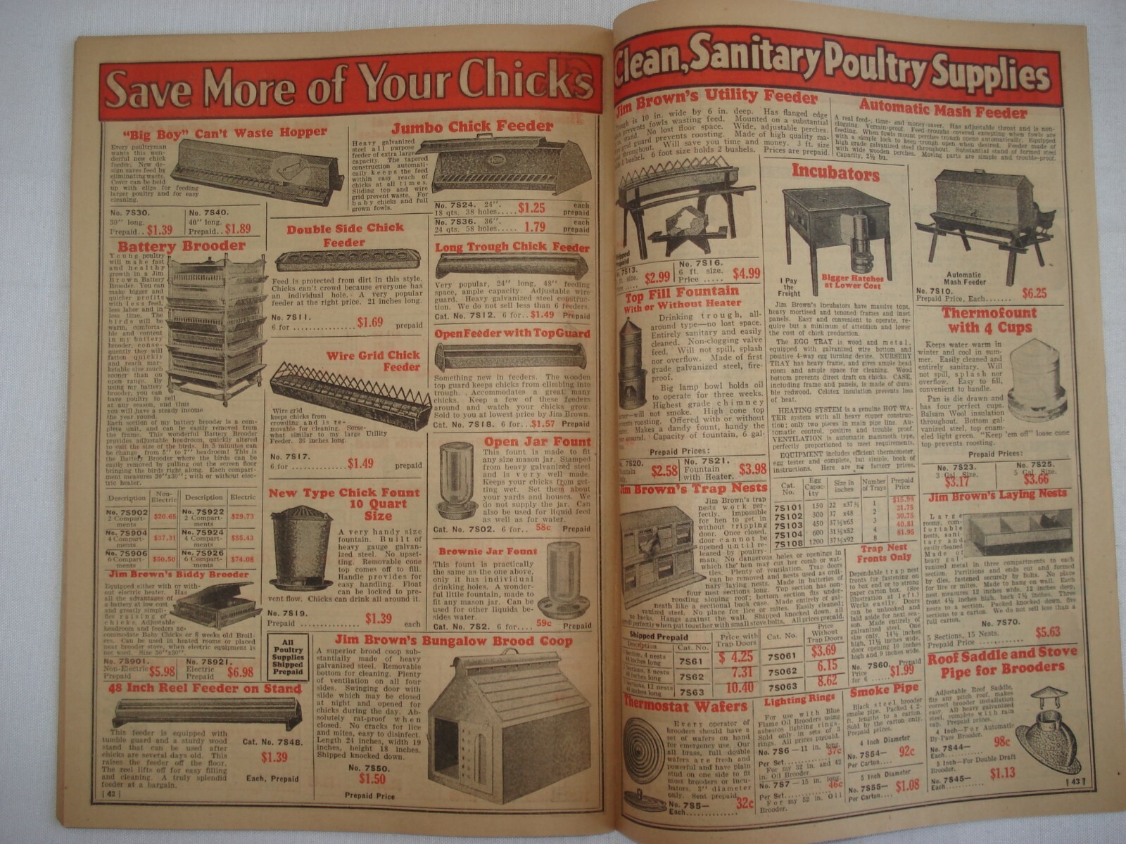 1920’S CATALOG BROWN FENCE & WIRE BARGAIN BOOK AGRICULTURAL FARM