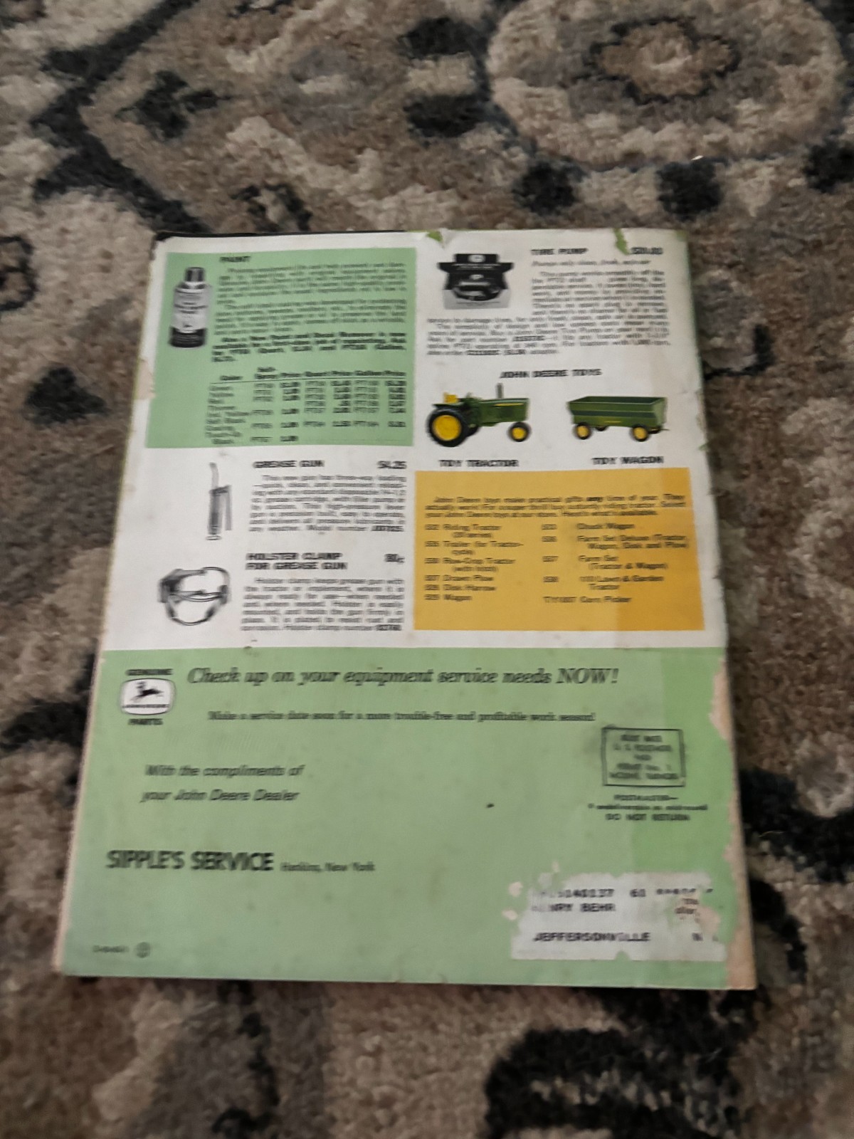 John Deere Parts For 1965 Brochure DCPA26