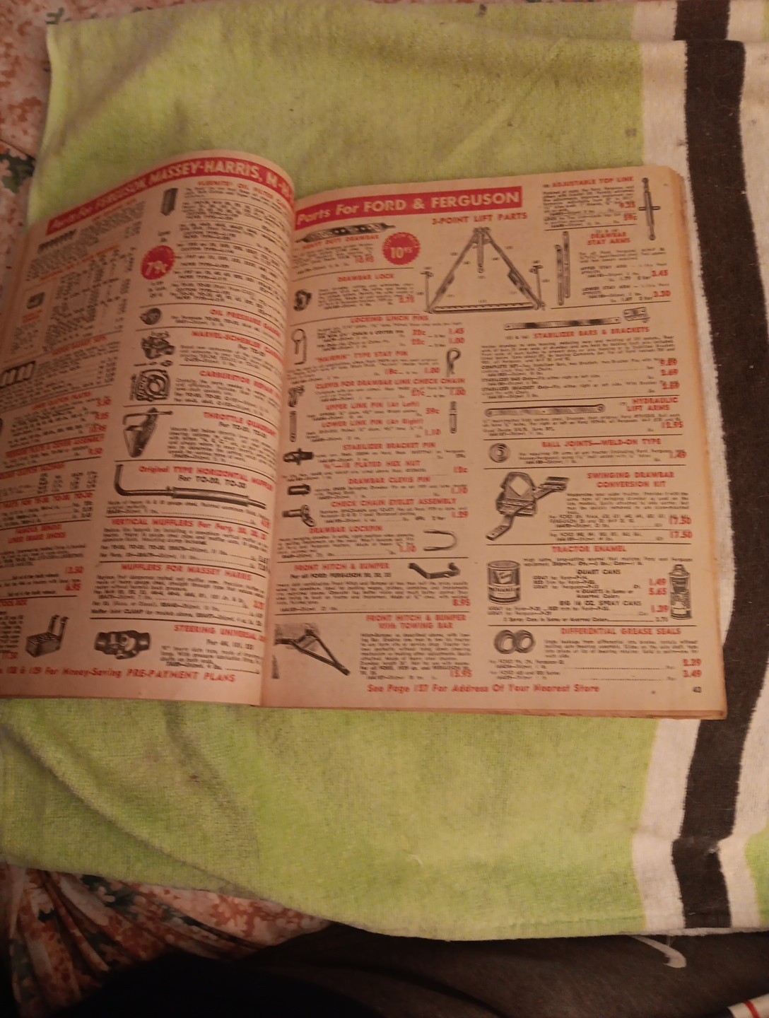 1959 Tractor SUPPLY COMPANY PART GUIDE Blue BOOK Agricultural Machinery Magazine