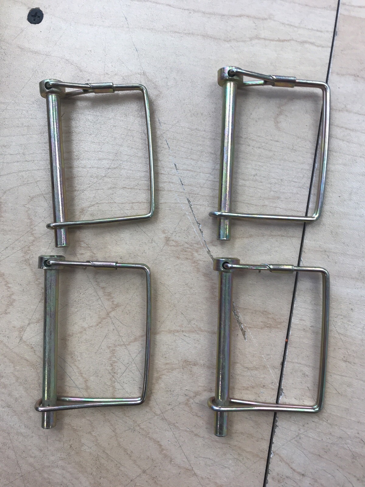 pto lock pin Set Of 4- 1/4” Diameter