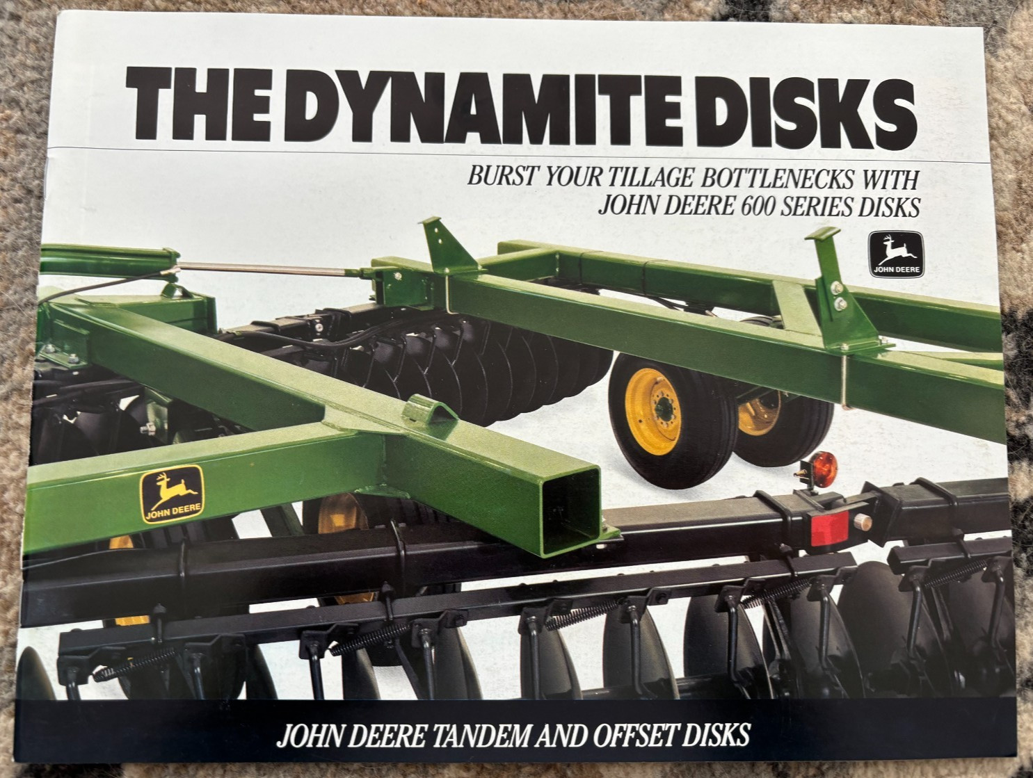 John Deere Tandem & Offset Disks for 1990 Brochure AMIL26