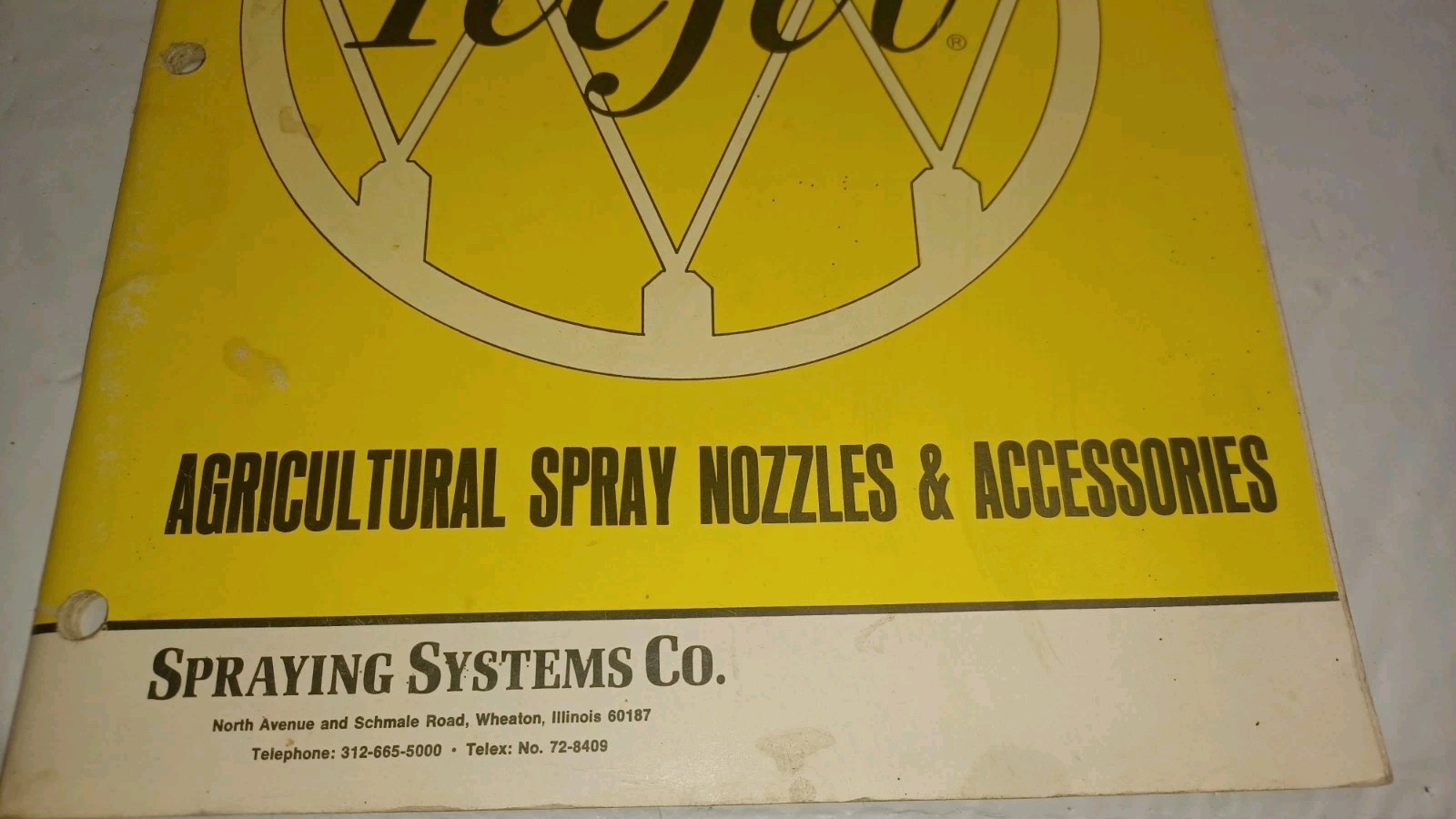 Vintage TeeJet Farming Vintage Catalog 37 Agriculture Spray Nozzles Manual