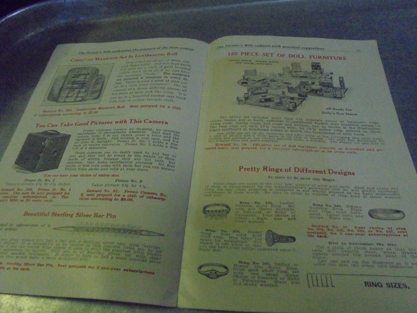 Vintage 1921-22 The Farmer’s Wife Club Raisers’ Gift Book