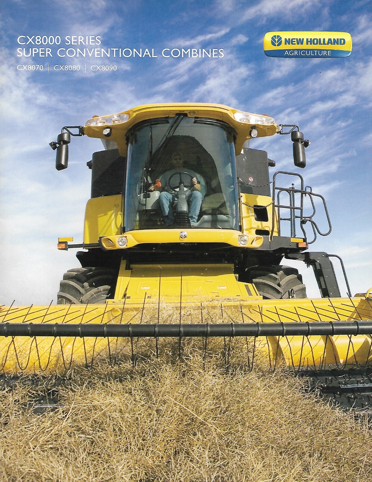Farm Combine Brochure – New Holland – CX8070 CX8080 CX8090 – 2011 (F7886)