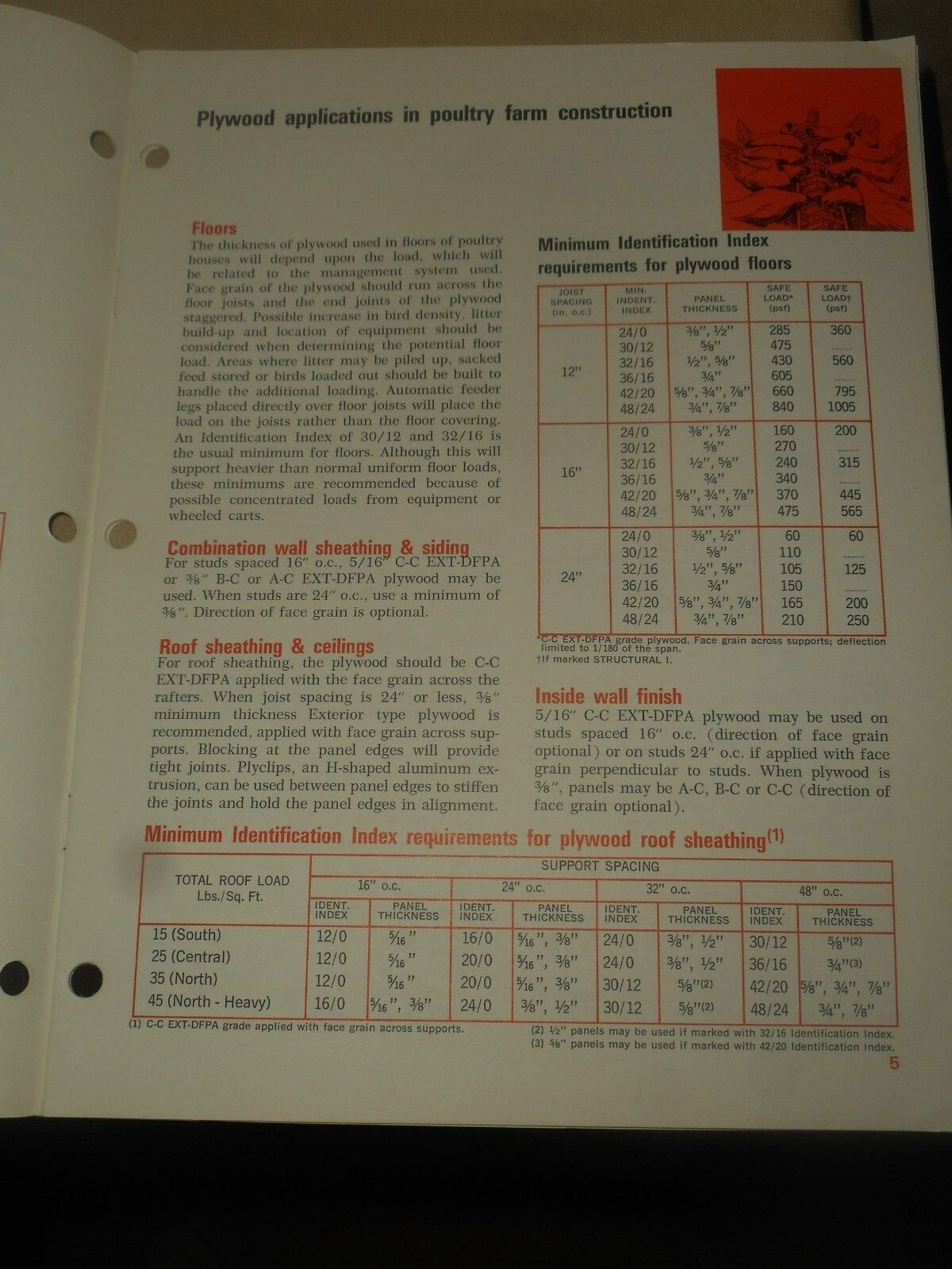 Exterior Plywood in Farm Construction Handbook 1971 Swine Housing Poultry Dairy