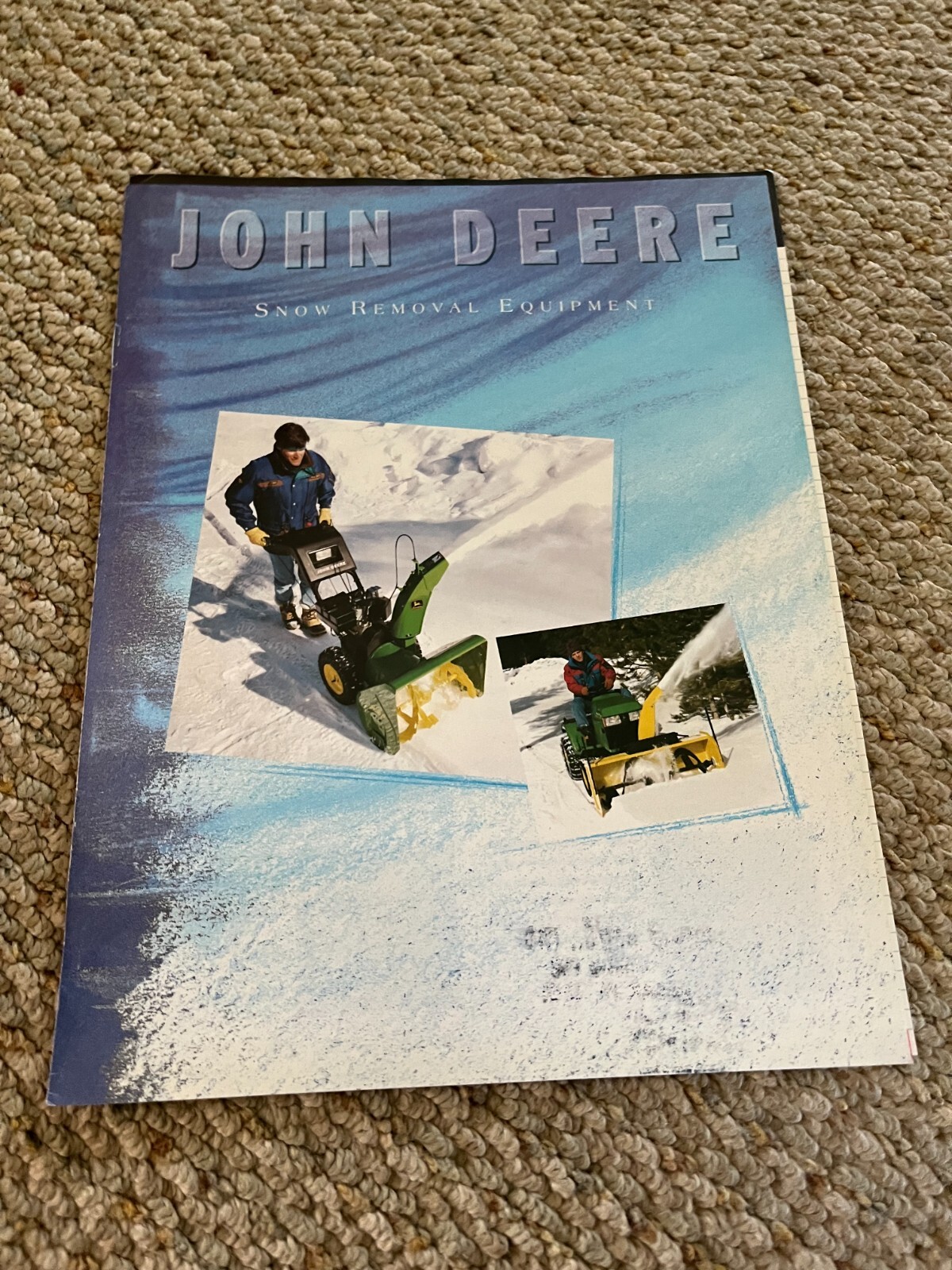 John Deere Snow Removal Equipment For 1994 Brochure FCCA