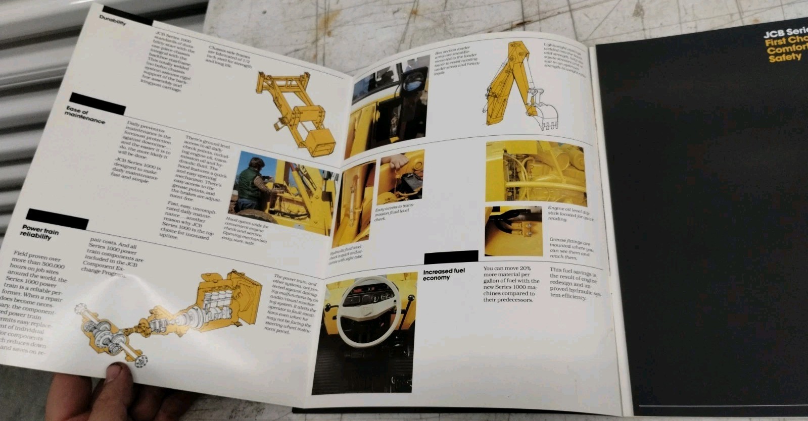 1981 JCB 1000 Series Sales Brochure – 4026 100.000 May 1981