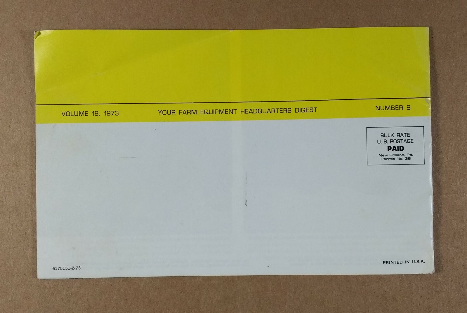 1973 New Holland Equipment Buyer’s Guide Catalog balers combine windrower