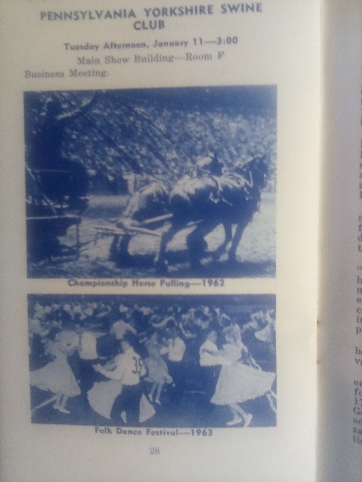 Vintage 1966 Pennsylvania Farm Show Official Program Harrisburg PA Vtg