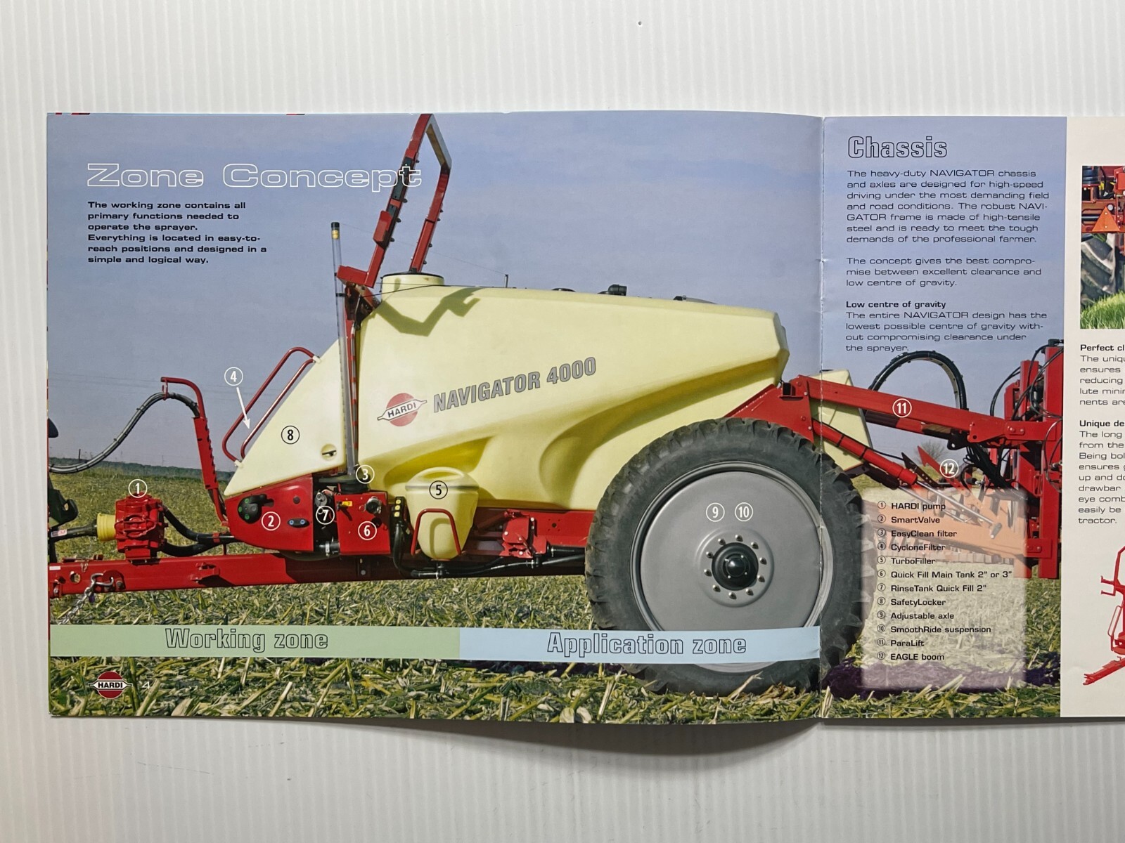 Hardi Navigator Sprayers Sales Brochure *Original 2010s* (10 Pages)