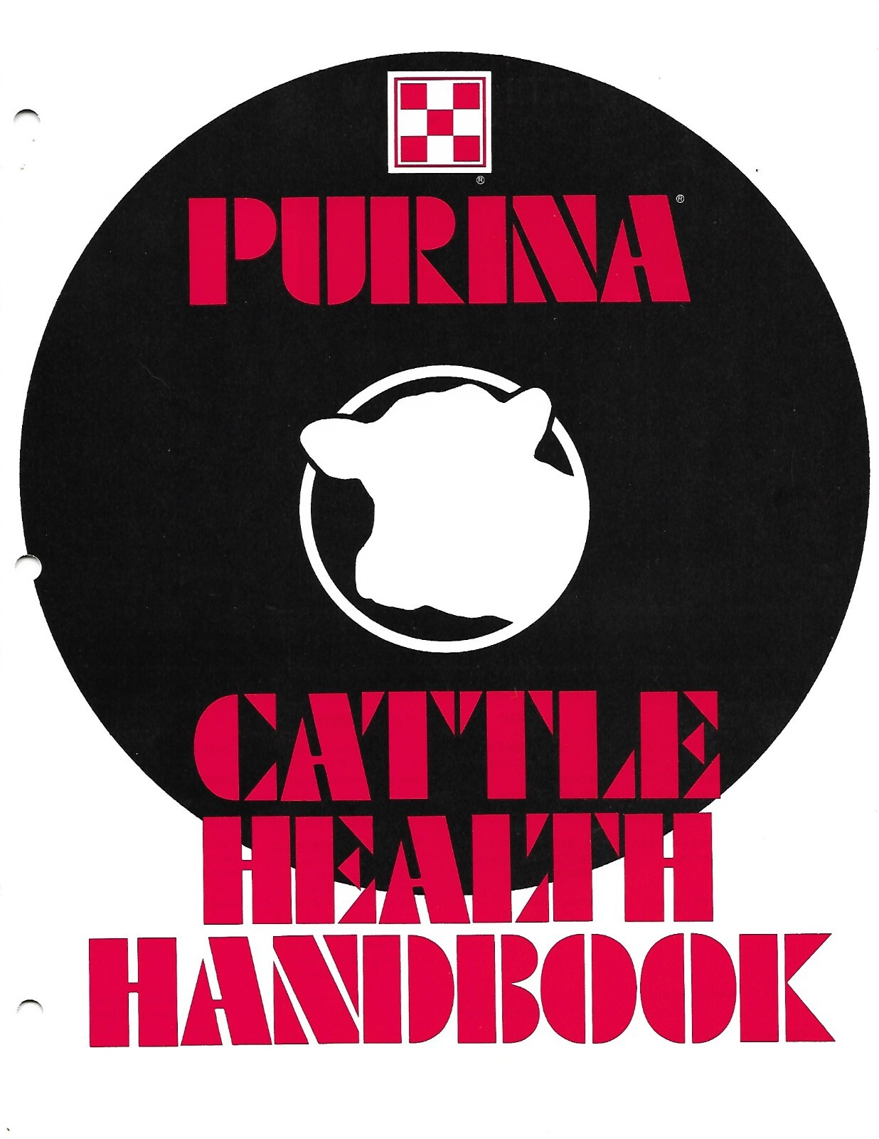 Farm Education Brochure – Purina – Cattle Health Handbook – c1979 (F8441)