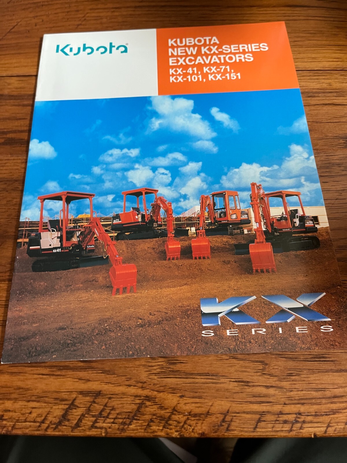 Kubota KX-41 KX71 KX-101 KX-151 Excavator Brochure FCCA