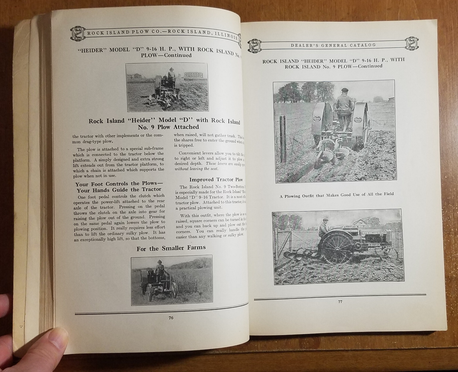 1920’s Rock Island Implements Catalog #42