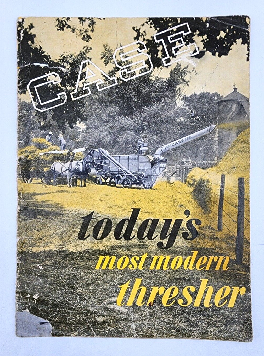 J. I. Case Co Thresher 21×33 22×37 28×47 32×51 Sales Salesman Brochure 16 Page