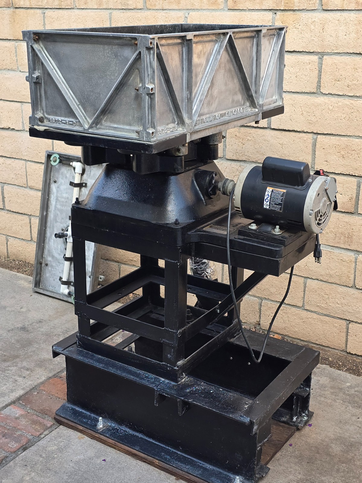 RARE 1872 ANTIQUE B.F GUMP ROTARY SIFTER INDUSTRIAL FLOUR MILL MACHINE CAST IRON
