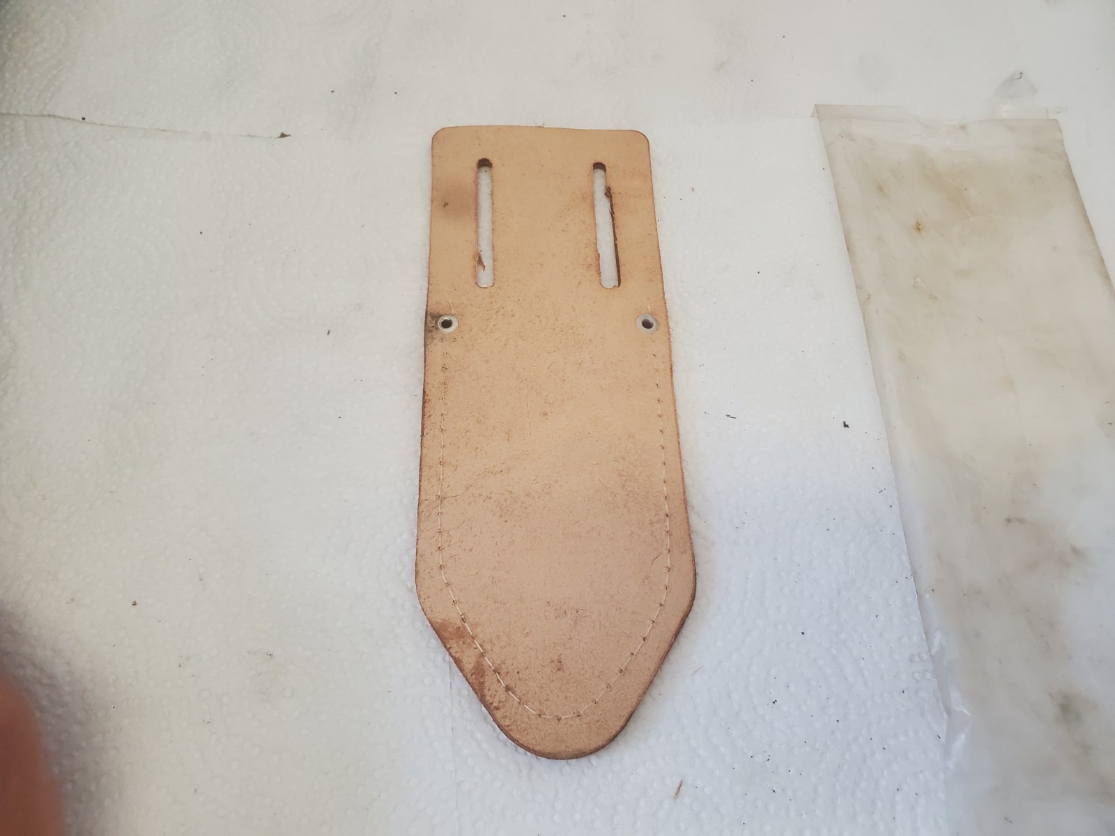 8″ Leather Pliers Holster J & E Spraying & Shelling Voorhies Hardware Iowa Tool