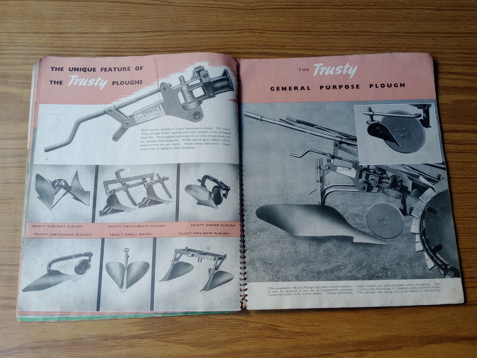 ANTIQUE CATALOG TRACTORS LONDON LTD TRUSTY FOR POWER VERSATITITY FARM EQUIPMENT