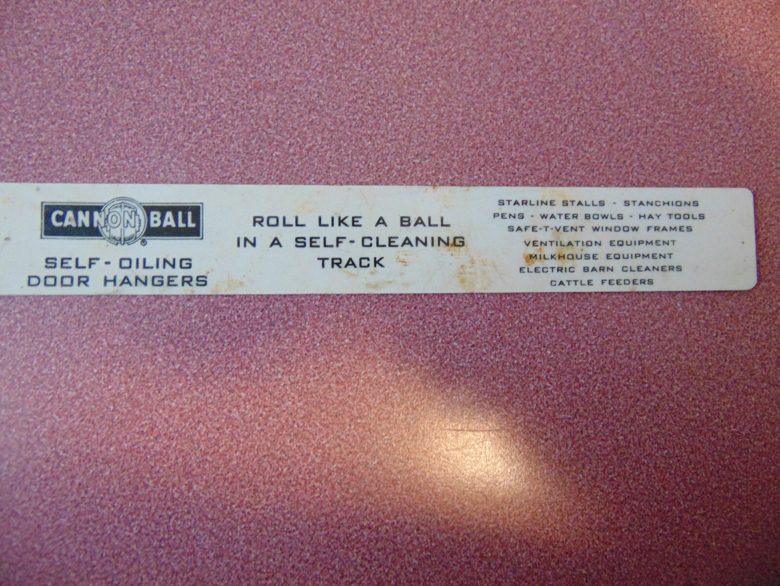 Farm Building Equipment Harvard, Illinois 6″ Plastic Ruler/ Albany 5 N.Y.